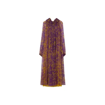 Burberry Long Sleeved Dresses Women's Autumn Pear Yellow