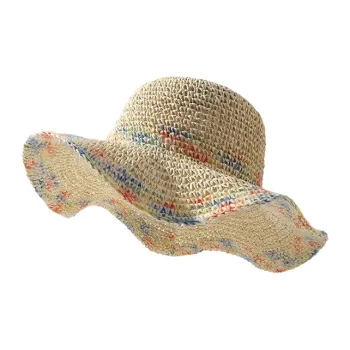 JKEM Straw Woven Sun Protection Hats Women's