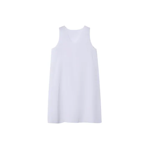 After Home Party Sleeveless Dress Women's White