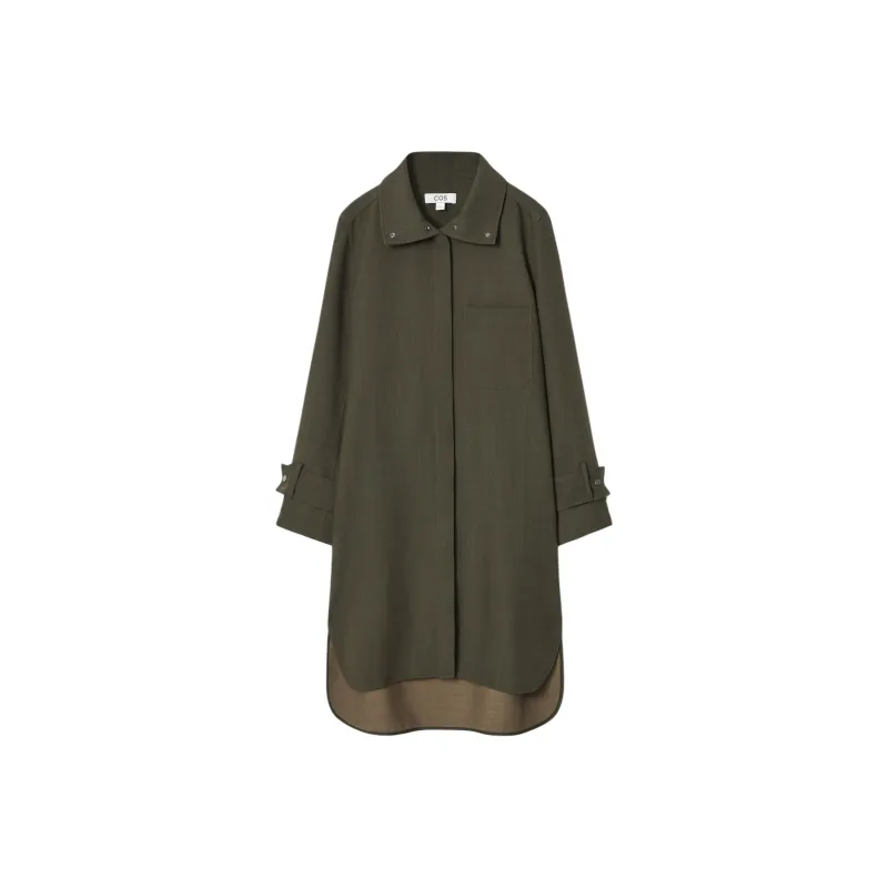 COS Long Sleeved Dresses Women's Brown-0