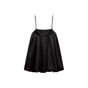 ZARA Slip Dresses Women's Black