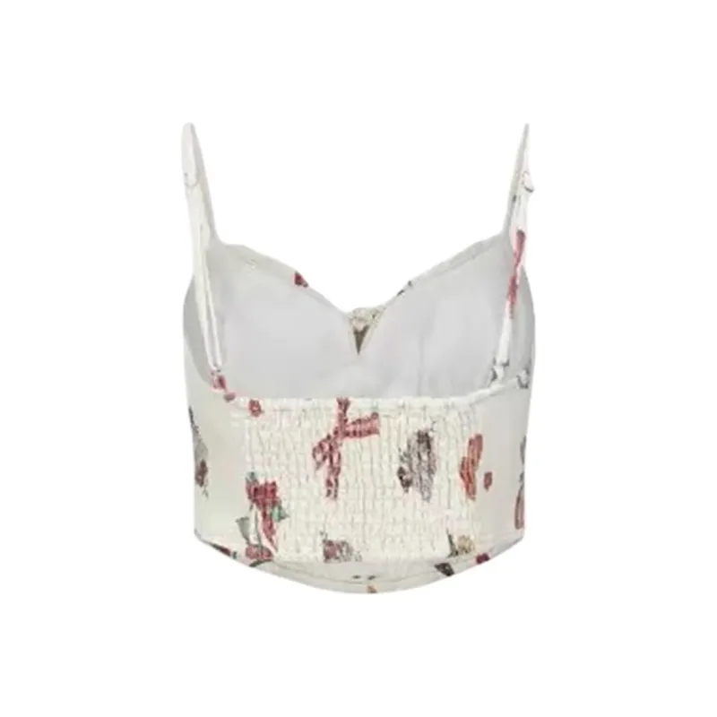 URBAN REVIVO Shirts Women's Ecru Print-1
