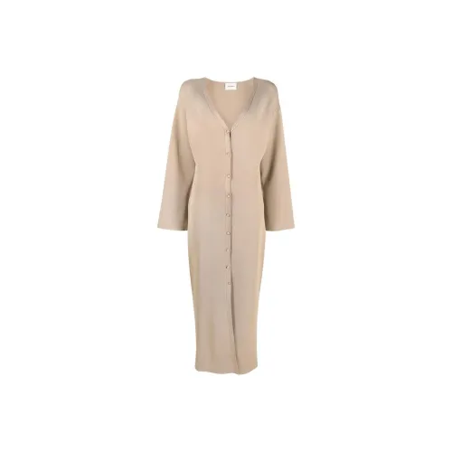 NANUSHKA Button-front Knitted Maxi Dress