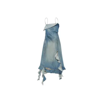 Acne Studios SS24 Slip Dresses Women's Medium Blue