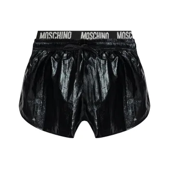MOSCHINO Logo Band Drawstring Swim Shorts