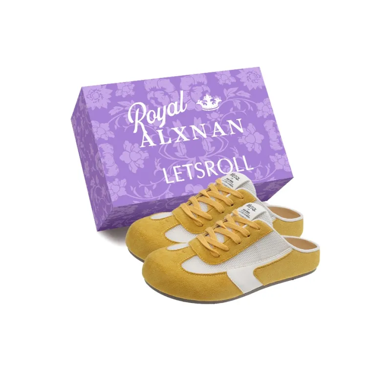 Alxnan Rubber Sole Quiet Closed Toe Slippers Women's-9