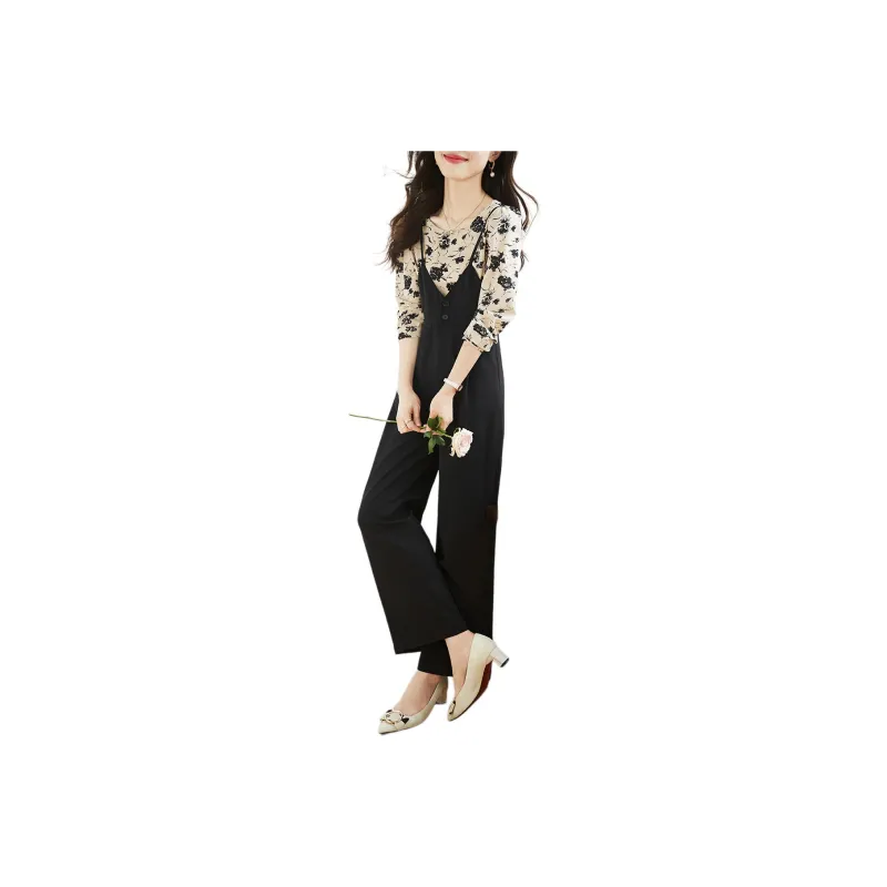 Mo Han Yi Mei Casual Suit Women's Black-0