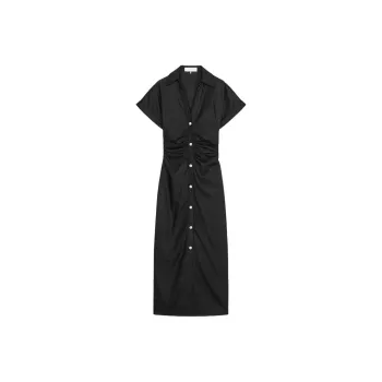 ZARA Short Sleeved Dress Women's Black