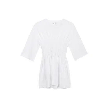 Roselingling Short Sleeved Dresses Women's White