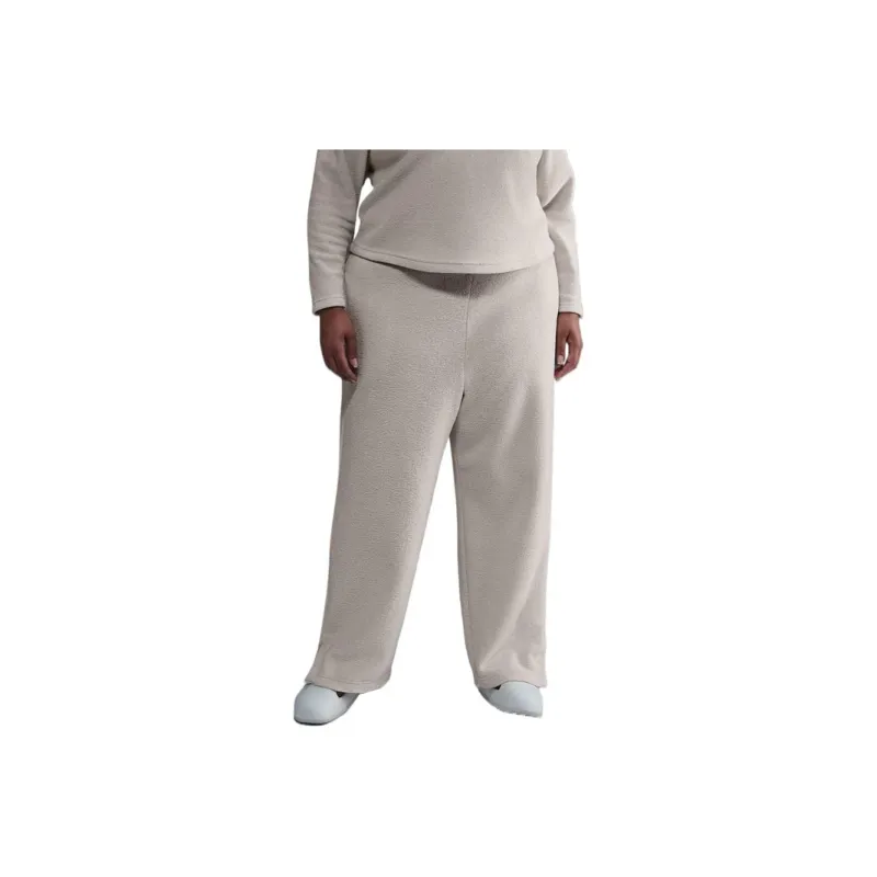 Nike Sportswear Phoenix Plush Women's High Waisted Wide Leg Cozy Fleece Pants Plus Size-0