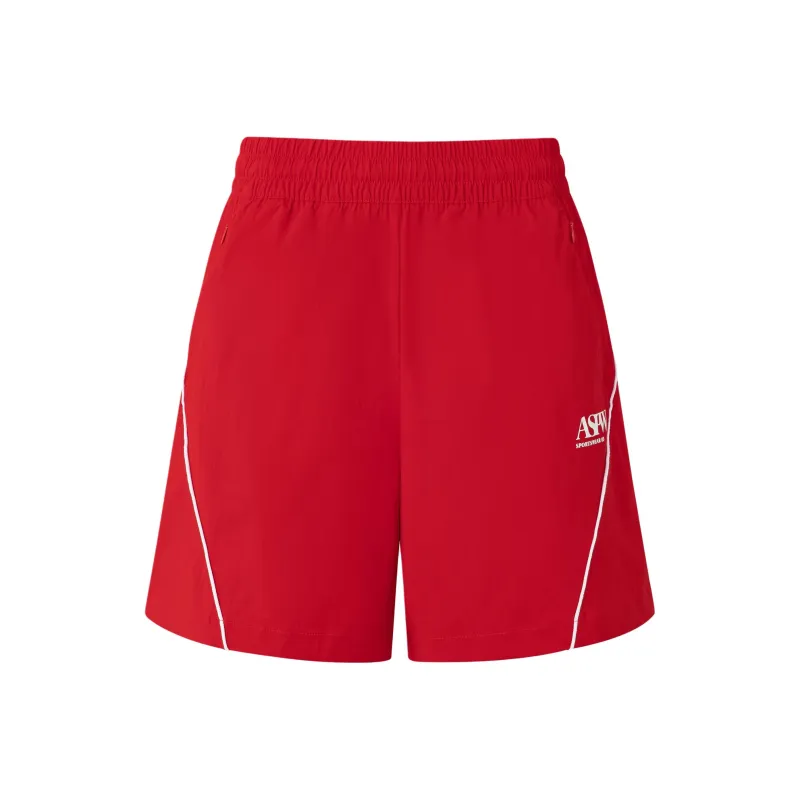 Adidas VERBIAGE WOVEN SHORTS Casual Shorts Women's Light Scarlet-0