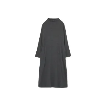 Yohji Yamamoto Long Sleeved Dress Women's Dark Gray
