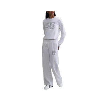 Nike Sportswear Club Fleece Women's Mid Rise Wide Leg Graphic Pants