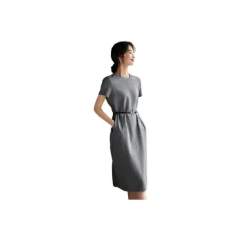 XWI Short Sleeved Dress Women's Dark Gray