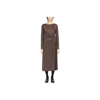 MaxMara Long Sleeved Dresses Women's Brown