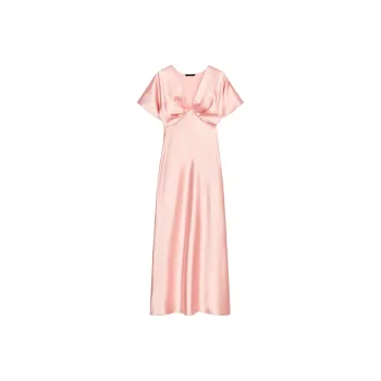 ZARA Short Sleeved Dress Women's Pink