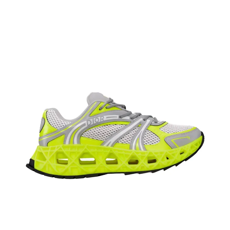 DIOR B35 NXXT Low Top Casual Shoes Men's Yellow Limited Edition Numbered Edition-1