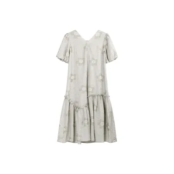 THE SEA LIFE Short Sleeved Dress Women's Tea Brown