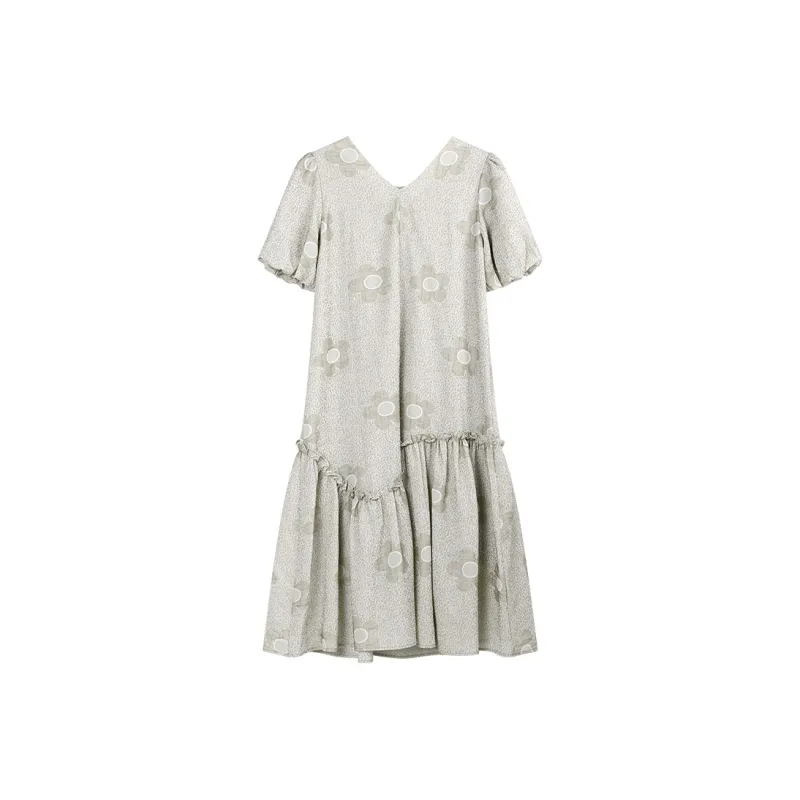 THE SEA LIFE Short Sleeved Dress Women's Tea Brown-0
