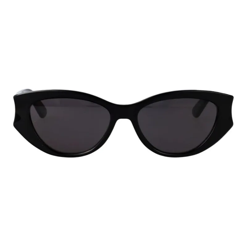 DIOR Irregular Shape Sunglasses Women's Black-1