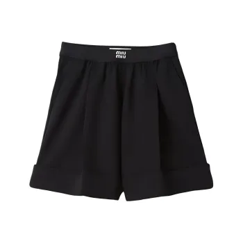 MIU MIU FW23 Casual Shorts Women's Black