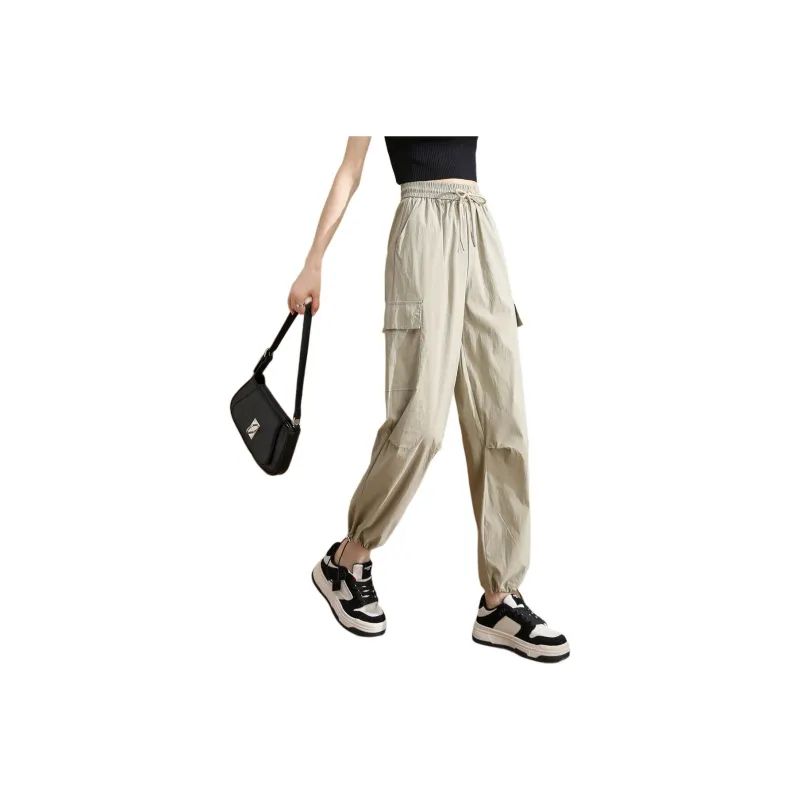 TERRE BLEUE Cargo Pants Women's Khaki-0
