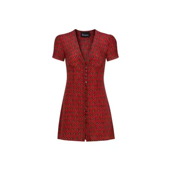 Realisation Par Short Sleeved Dresses Women's Red