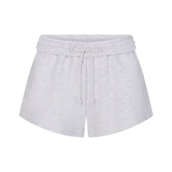 SKIMS COTTON FLEECE SHORT SHORT Casual Shorts Women's Light Heather Grey