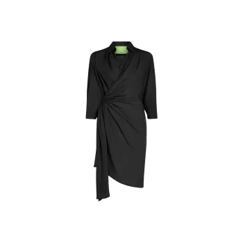 GAUGE81 Miya Silk Wrap Dress