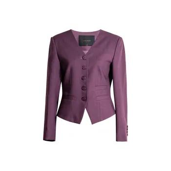 ROEYSHOUSE Casual Suit Women's Grape Purple