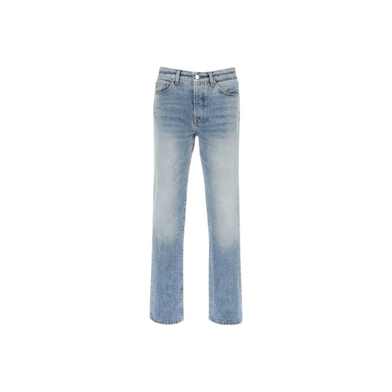 AMIRI Logo Patch Flared Leg Jeans-0