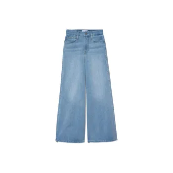 FRAME High-Waist Wide-Leg Jeans