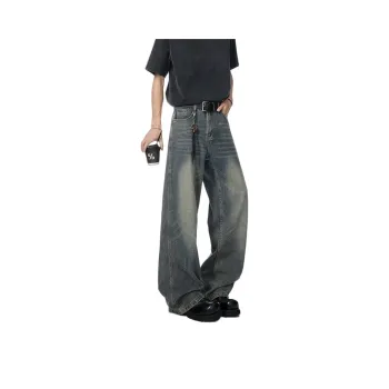 WKOOG Jeans Unisex Vintage Blue