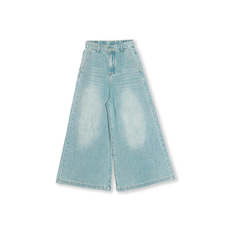 ERIRI Jeans Women's Light Denim Blue-0
