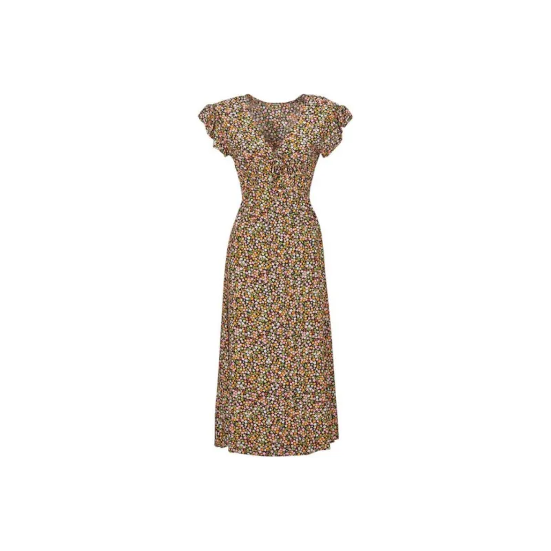BILLABONG Short-Sleeved Dresses Women's Brown-0