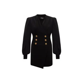 BALMAIN Long Sleeved Dresses Women's Black