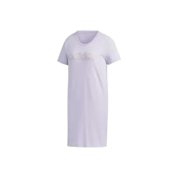 Adidas Short Sleeved Dress Women's Purple