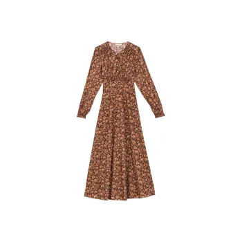 DOEN Long Sleeved Dresses Women's Mulberry Tree Potpourri