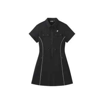 FILA FUSION QRFUSION LIFE Short Sleeved Dress Women's Jet Black BK