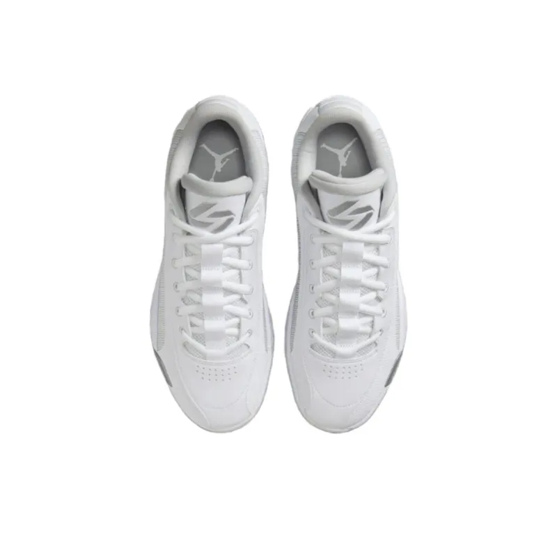 Jordan Luka .77 Anti Slip Wear Resistant Low Top Basketball Shoes Men's White Gray-2