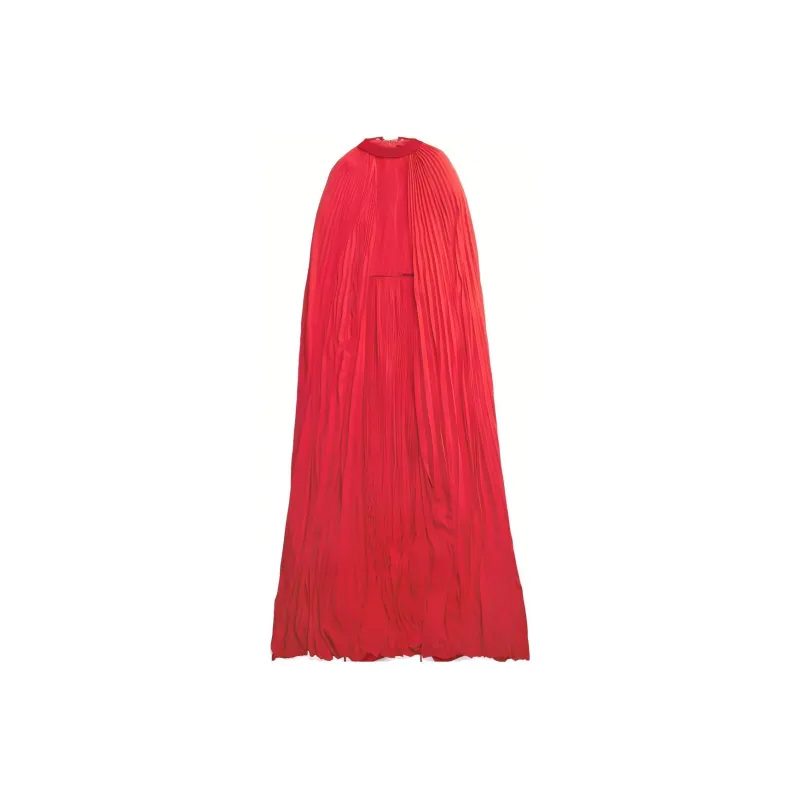 Balenciaga SS23 Long-Sleeved Dresses Women's Red-0