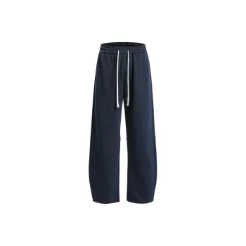 LESS BEARS Knitted Sweatpants Unisex Blue