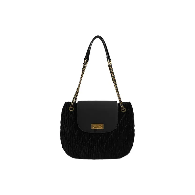 BEMIX PETS Velour Shoulder Bag Regular Women's Brown-4