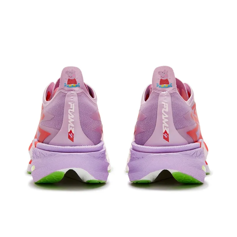 361° Flame 4 Running Shoes Unisex Low Top Heart Pink, Fluorescent Passionate Coral Pink-3