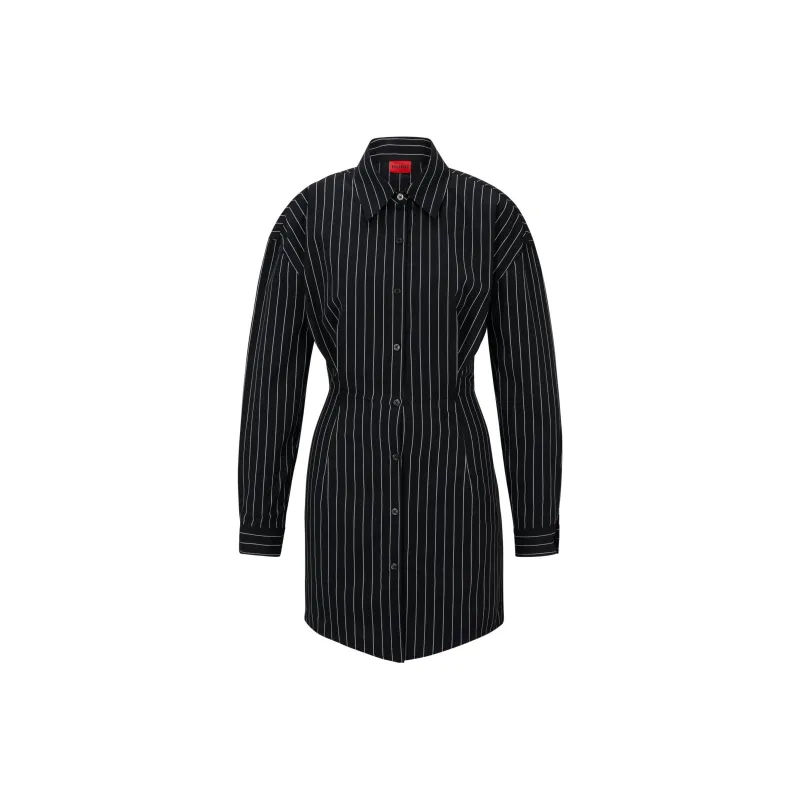 HUGO BOSS Long-Sleeved Dresses Women's Black-0