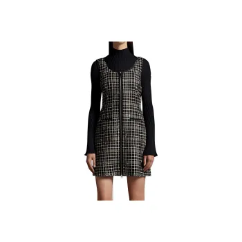 Moncler Long-Sleeved Dresses Women's Black