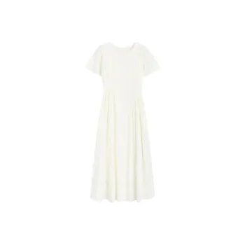 SNZX Short Sleeved Dresses Women's Avocado Beige
