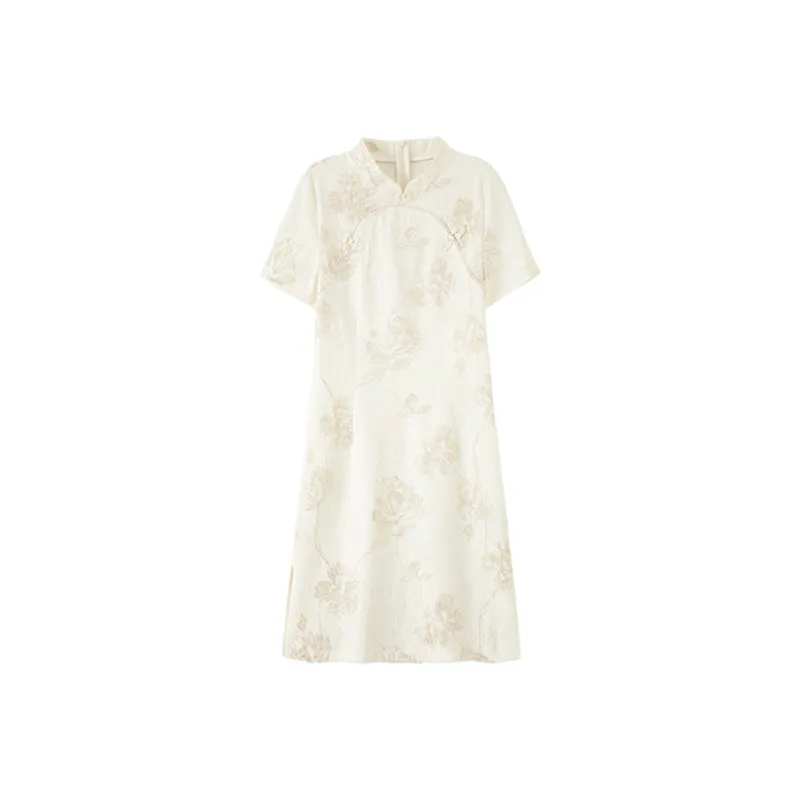 Ning Cai Yuer Short Sleeved Dress Women's-0