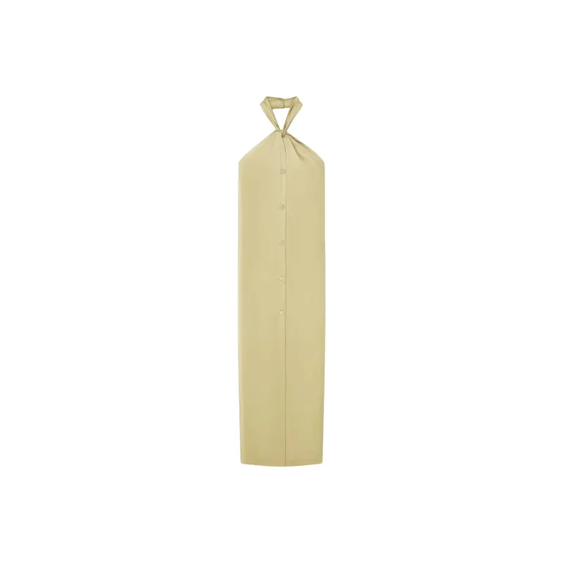 NANUSHKA Elima Halterneck Midi Dress-0