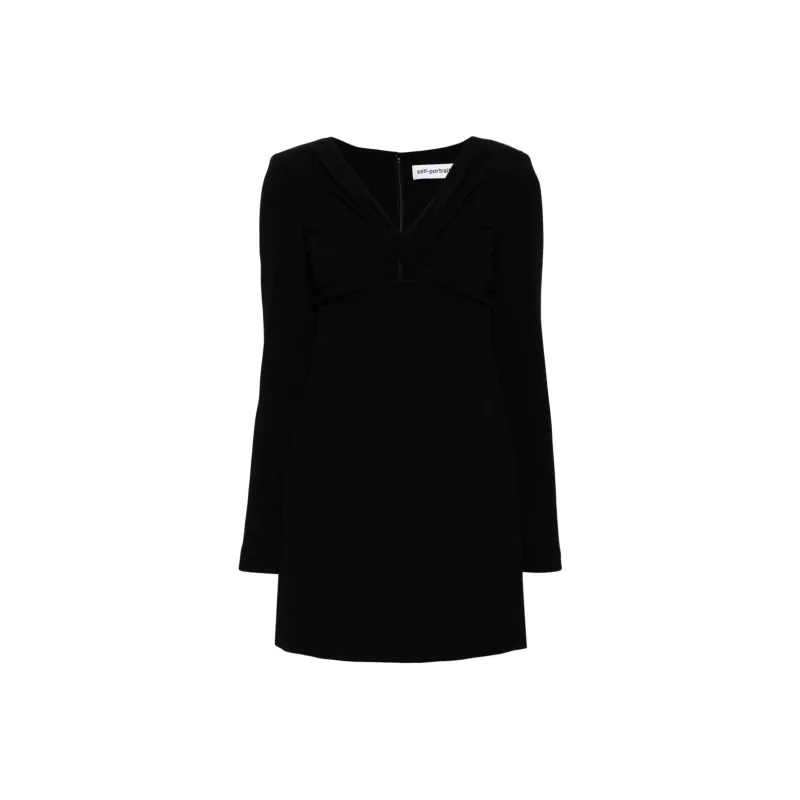 Self portrait V neck Mini Dress-0